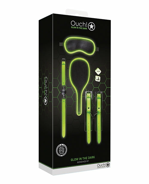 Shots Ouch Glow In The Dark Bondage Kit #1 – Ignite Your Passion Bondage - Bdsm