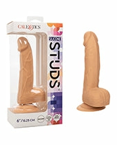 Silicone Studs 6″ Dildo – Captivating Brown Elegance Dongs & Dildos