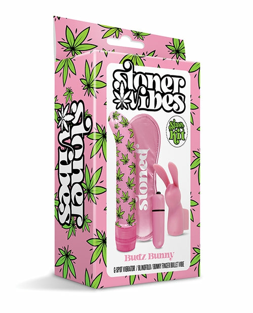 Stoner Vibes Budz Bunny Stash Kit In Pink – Ignite Passion And Pleasure Dongs & Dildos