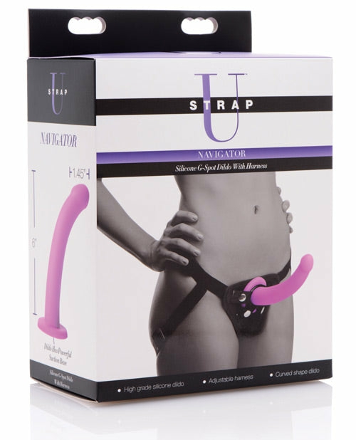 Strap U Navigator G-Spot Dildo Set: Ultimate Pleasure Play Kit Dildo Harness