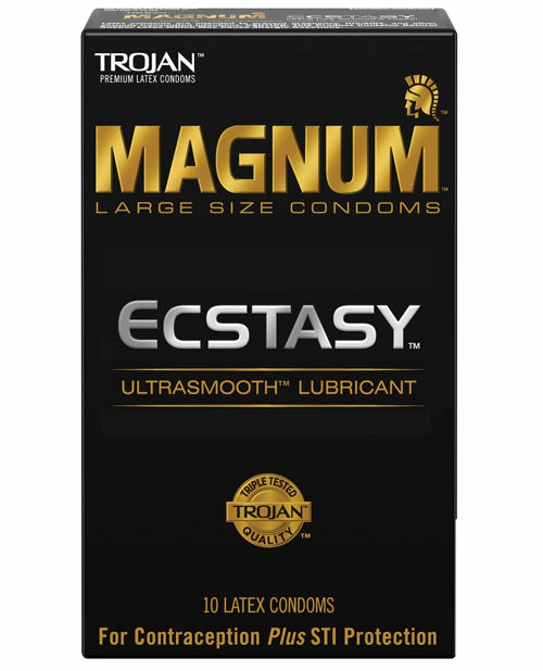 Trojan Magnum Ecstasy Large Condoms – Elevate Your Intimacy Condoms