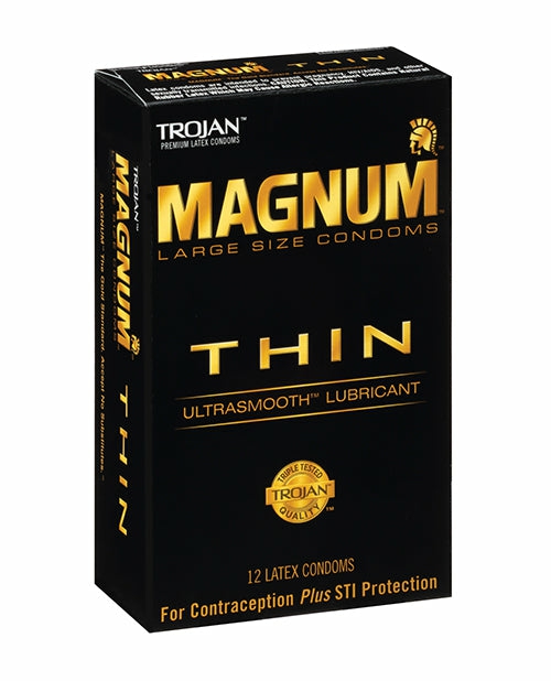 Trojan Magnum Thin Condoms: Ultimate Pleasure Sensation Condoms