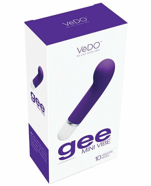 Vedo Gee Mini Vibe – Into You Indigo: G-Spot Bliss G-Spot Vibrators