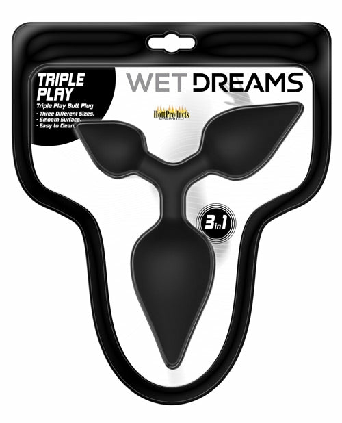 Wet Dreams Triple Play Anal Plug Set – Ultimate Pleasure Kit Anal & Prostate