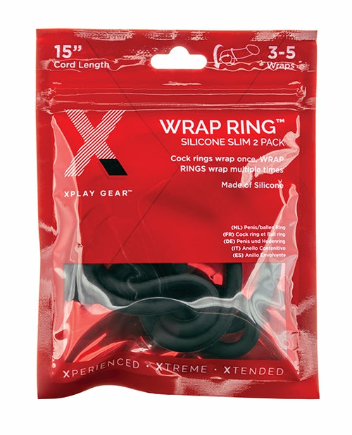 Xplay Gear Silicone 15″ Adjustable Wrap Rings – Set Of 2 Dongs & Dildos