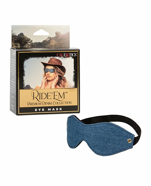 Ride ‘Em Premium Denim Collection Eye Mask – The Essence Of Luxury And Serenity Blindfolds & Gags