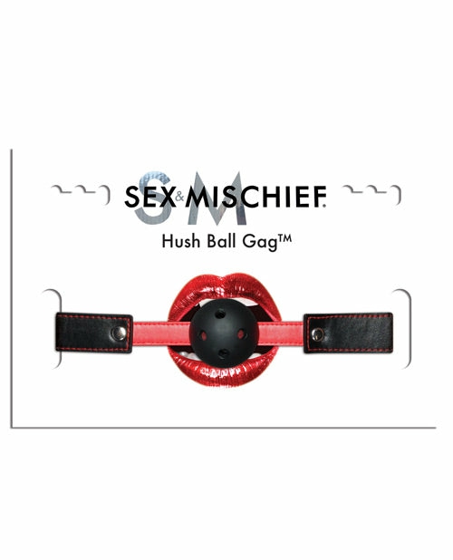 Sex & Mischief Hush Ball Gag: Chic Sensory Indulgence Blindfolds & Gags