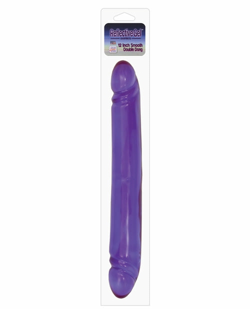 Reflective Gel Smooth Double Dong – Lavender: A Journey Into Shared Pleasure Dongs & Dildos